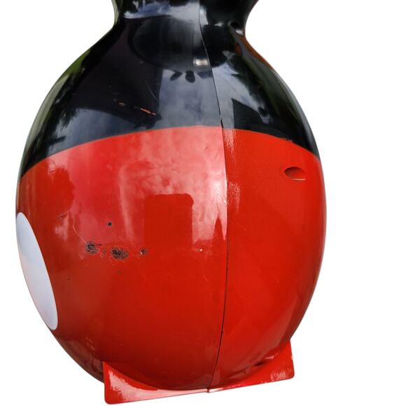 DISNEY PARK MICKEY MINNIE MOUSE POPCORN BUCKET SOUVENIR BALLOON RED POLKA DOT - Picture 10 of 12